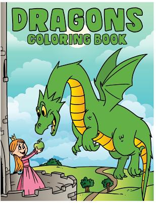 Dragons Coloring Book: Color in the Magical World of Dragons, Wizards ...