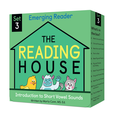 The Reading House Set 3: Introduction to Short Vowel Sounds (Boxed Set) |  Books and Crannies