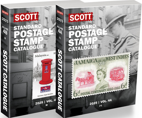 2025 Scott Stamp Postage Catalogue Volume 4: Cover Countries J-M (2 Copy Set): Scott Stamp Postage Catalogue Volume 4: Countries J-M (Scott Stamp Postage Catalogues)