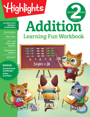 Cover for Second Grade Addition (Highlights Learning Fun Workbooks)
