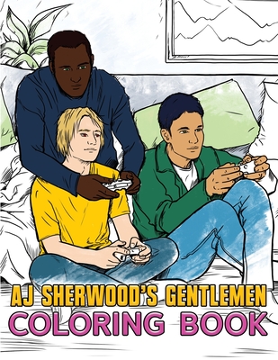 AJ Sherwood's Gentlemen Coloring Book Cover Image