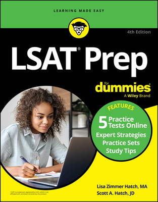 LSAT Prep for Dummies: Book + 5 Practice Tests Online By Lisa Zimmer Hatch Cover Image