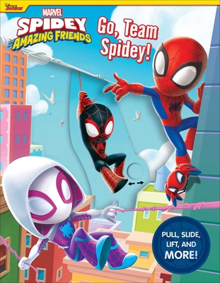 Marvel: Spidey and His Amazing Friends: Go, Team Spidey! (Multi-Novelty) Cover Image