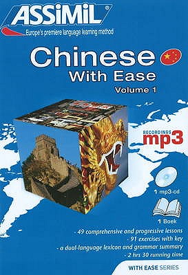 Pack MP3 Chinese 1 with Ease (Book + 1cd MP3): Chinese 1 Self-Learning Method Cover Image