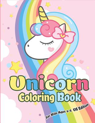 Unicorn Coloring Book For Kids Ages 4-8 Funny Coloring Drawing