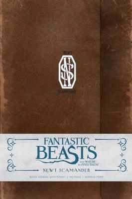 Fantastic Beasts and Where to Find Them: Newt Scamander Hardcover Ruled Journal (Harry Potter) Cover Image