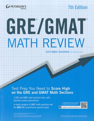 Gre/GMAT Math Review (Peterson's GRE/GMAT Math Review) By Peterson's Cover Image