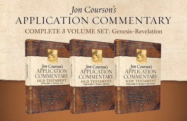 Jon Courson's Application Commentary, Complete 3-Volume Set: Genesis - Revelation By Jon Courson Cover Image