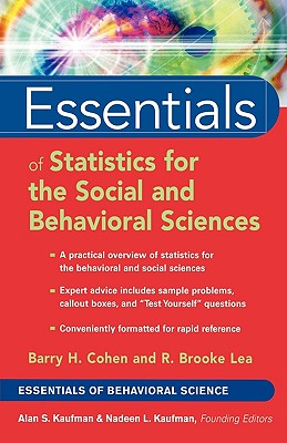 Essentials of Statistics for the Social and Behavioral Sciences (Essentials of Behavioral Science #1)