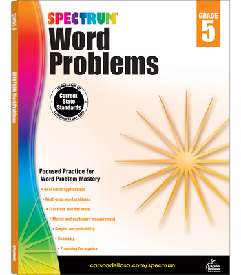 Word Problems, Grade 5 (Spectrum) Cover Image