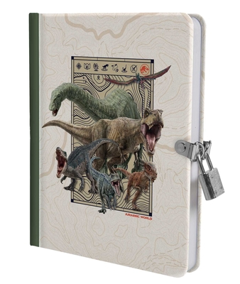 Jurassic World Invisible Ink Lock & Key Diary Cover Image