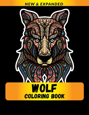 Wolf Coloring Book: Stress Relieving Designs for Adults Relaxation Cover Image