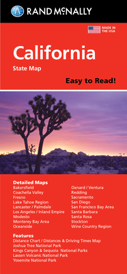 Rand McNally Easy to Read: California State Map Cover Image