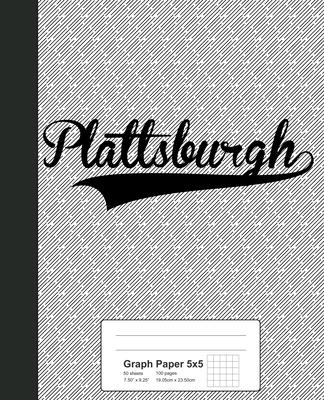 Graph Paper 5x5: PLATTSBURGH Notebook By Weezag Cover Image