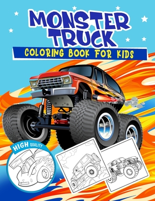 Coloring Book Monster Truck: Big Coloring Book for Boys and Girls