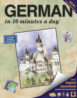German in 10 Minutes a Day: Language Course for Beginning and Advanced Study. Includes Workbook, Flash Cards, Sticky Labels, Menu Guide, Software, Cover Image