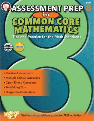 Assessment Prep for Common Core Mathematics, Grade 8 Cover Image