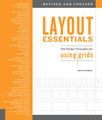 Layout Essentials Revised and Updated: 100 Design Principles for Using Grids By Beth Tondreau Cover Image