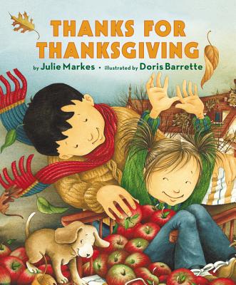 Thanks for Thanksgiving Board Book By Julie Markes, Doris Barrette (Illustrator) Cover Image