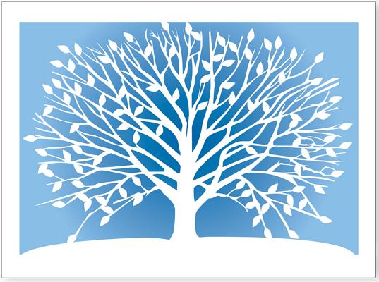 Note Card Laser Tree of Life [With 10 Cards and 11 Envelopes]