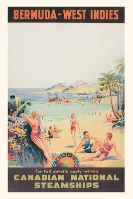 Vintage Journal Bermuda-West Indies Travel Poster (Pocket Sized - Found Image Press Journals)