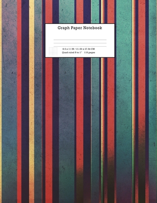 Graph Paper Notebook: Grid Paper Notebook 110 Sheets Large 8.5 x 11 Quad Ruled 5x5 Cover Image