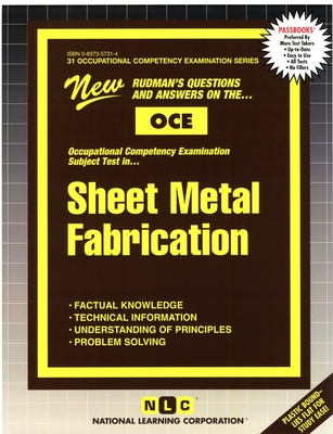 SHEET METAL FABRICATION: Passbooks Study Guide (Occupational Competency Examination) Cover Image