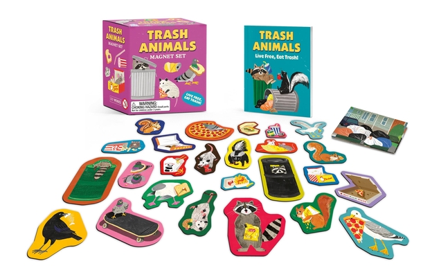 Trash Animals Magnet Set: Live Free, Eat Trash! (RP Minis)