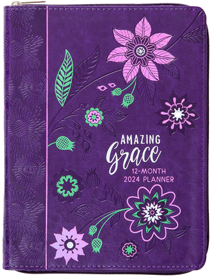 Amazing Grace (2024 Planner): 12-Month Weekly Planner By Belle City Gifts Cover Image