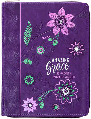 Amazing Grace (2024 Planner): 12-Month Weekly Planner Cover Image