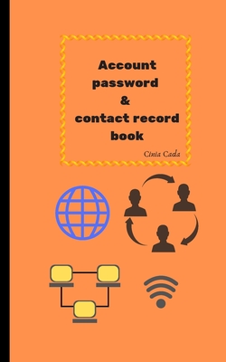 Account password & contact record book (Simple Style #1) Cover Image