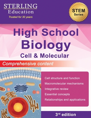 High School Biology: Comprehensive Content for Cell & Molecular Biology Cover Image