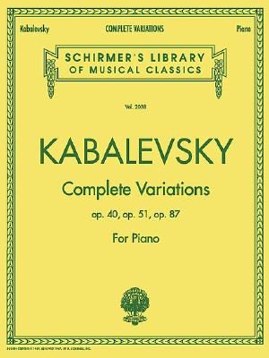 Complete Variations: Schirmer Library of Classics Volume 2038 Piano Solo Cover Image