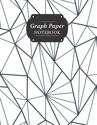 Graph Paper Notebook: Abstract Triangles Grid Paper Quad Ruled 5 Squares  Per Inch Large Graphing Paper For Math Science 8.5 By 11 (Paperback)