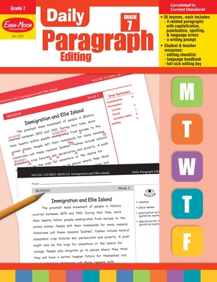 Daily Paragraph Editing, Grade 7 Teacher Edition Cover Image