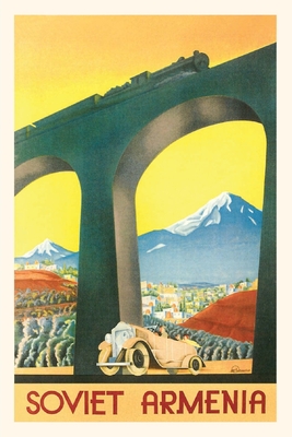 Vintage Journal Soviet Armenia Travel Poster Cover Image