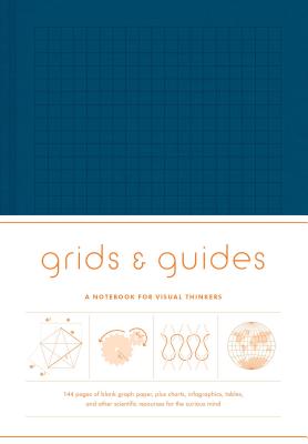 Grids & Guides (Navy): A Notebook for Visual Thinkers Cover Image