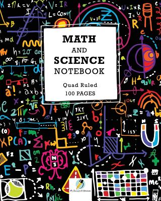 Math and Science Notebook Quad Ruled 100 Pages Cover Image