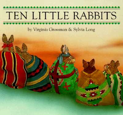 Cover for Ten Little Rabbits Board Book (Sylvia Long)