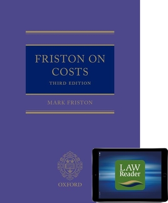 Friston on Costs [With CDROM] Cover Image