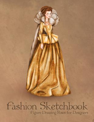 Fashion Sketchbook Figure Drawing Poses for Designers: Large 8,5x11 with  Bases and Mermaids Vintage Fashion Illustration Cover : Amazon.in: Books