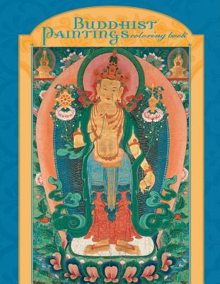 Buddhist Paintings Coloring Book By PomegranateKids (Manufactured by) Cover Image