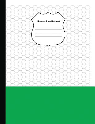Hexagon Graph Notebook: Hexagon Paper (Small) 0.2 Inches Hexes Radius (7.44x 9.69) with 100 Pages White Paper, Hexes Radius Honey Comb Paper, Cover Image