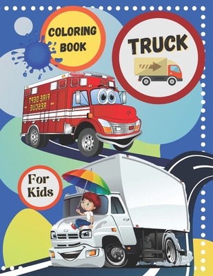 Emergency Vehicles Coloring Book: Kids Coloring Books (Paperback)