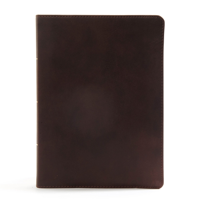 CSB Worldview Study Bible, Brown Genuine Leather Cover Image