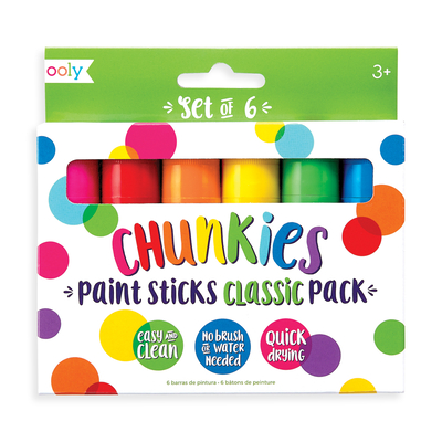 Chunkies Paint Sticks Classic 6 Pack (Set of 6) By Ooly (Created by) Cover Image