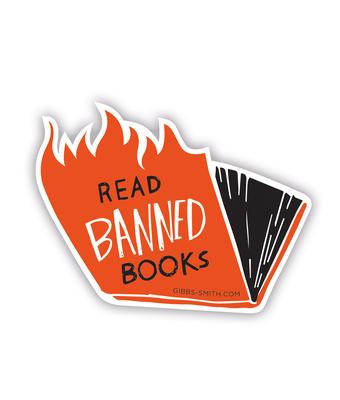 Banned Bks Sticker (Flames)