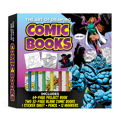 The Art of Drawing Comic Books Kit: Includes 64-page Project Book, Two  32-page Blank Comic Books, 1 Sticker Sheet, Pencil, 12 Markers (Kit)