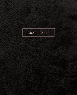 Graph Paper: Executive Style Composition Notebook - Classic Black Leather Style, Softcover - 7.5 x 9.25 - 100 pages (Office Essenti By Birchwood Press Cover Image
