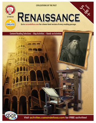 Renaissance, Grades 5 - 8 (World History) By Patrick Hotle Cover Image